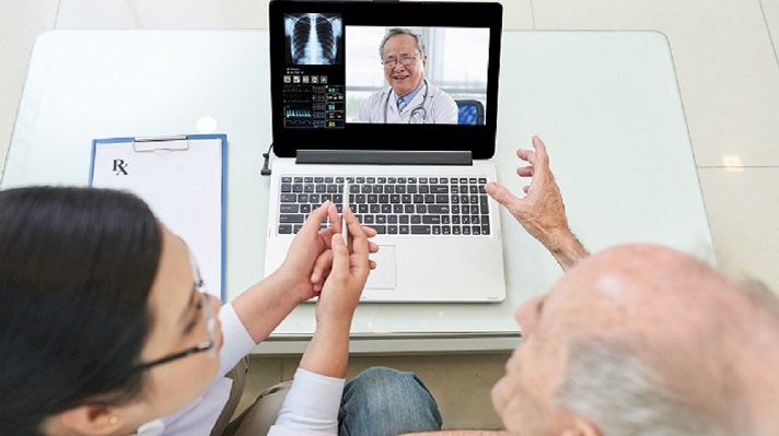 Telehealth leads a digital communications boom.